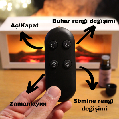 Flaumé™ Şömine Tasarımlı Hava Nemlendirici