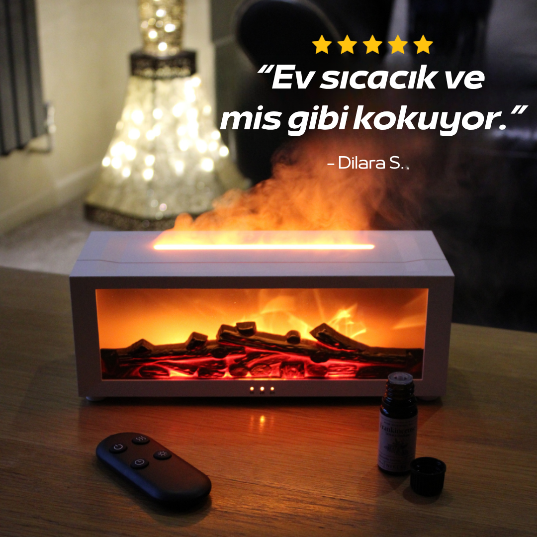 Flaumé™ Şömine Tasarımlı Hava Nemlendirici