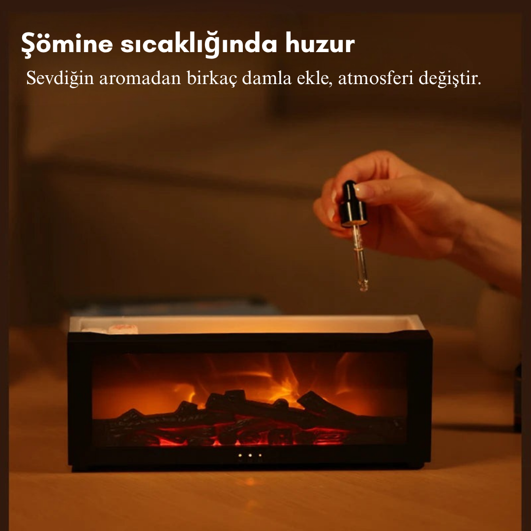 Flaumé™ Şömine Tasarımlı Hava Nemlendirici